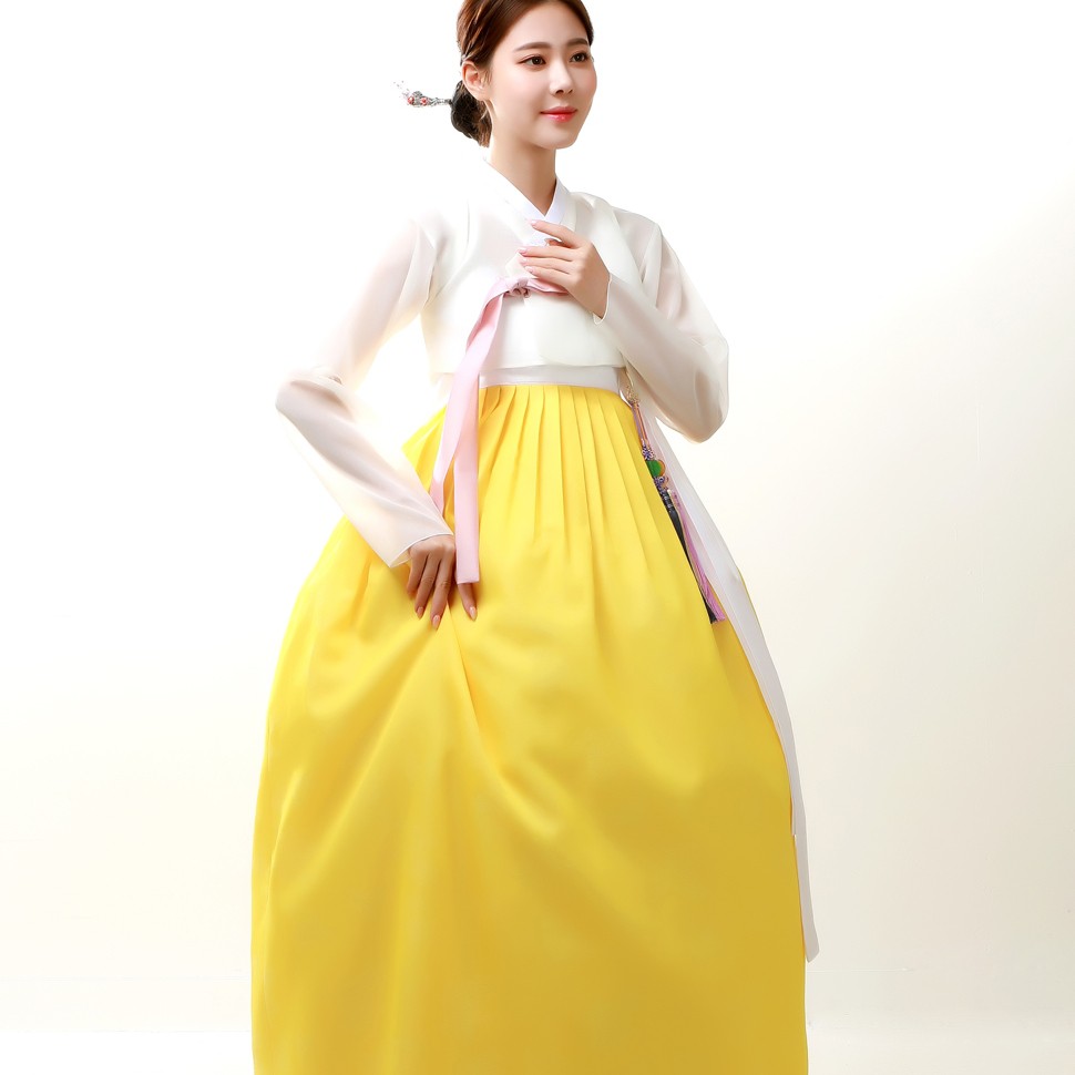 yellow hanbok