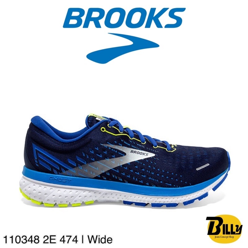 Shop Malaysia Brooks Brand Men S Ghost 13 Running Shoes 110348 2e 474 Wide Shopee Singapore