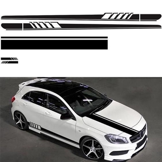 Fashion WRC Stripe Car Covers Vinyl Racing Sports Decal Auto DIY Full Auto Body Decals Stickers For Car Body Decoration