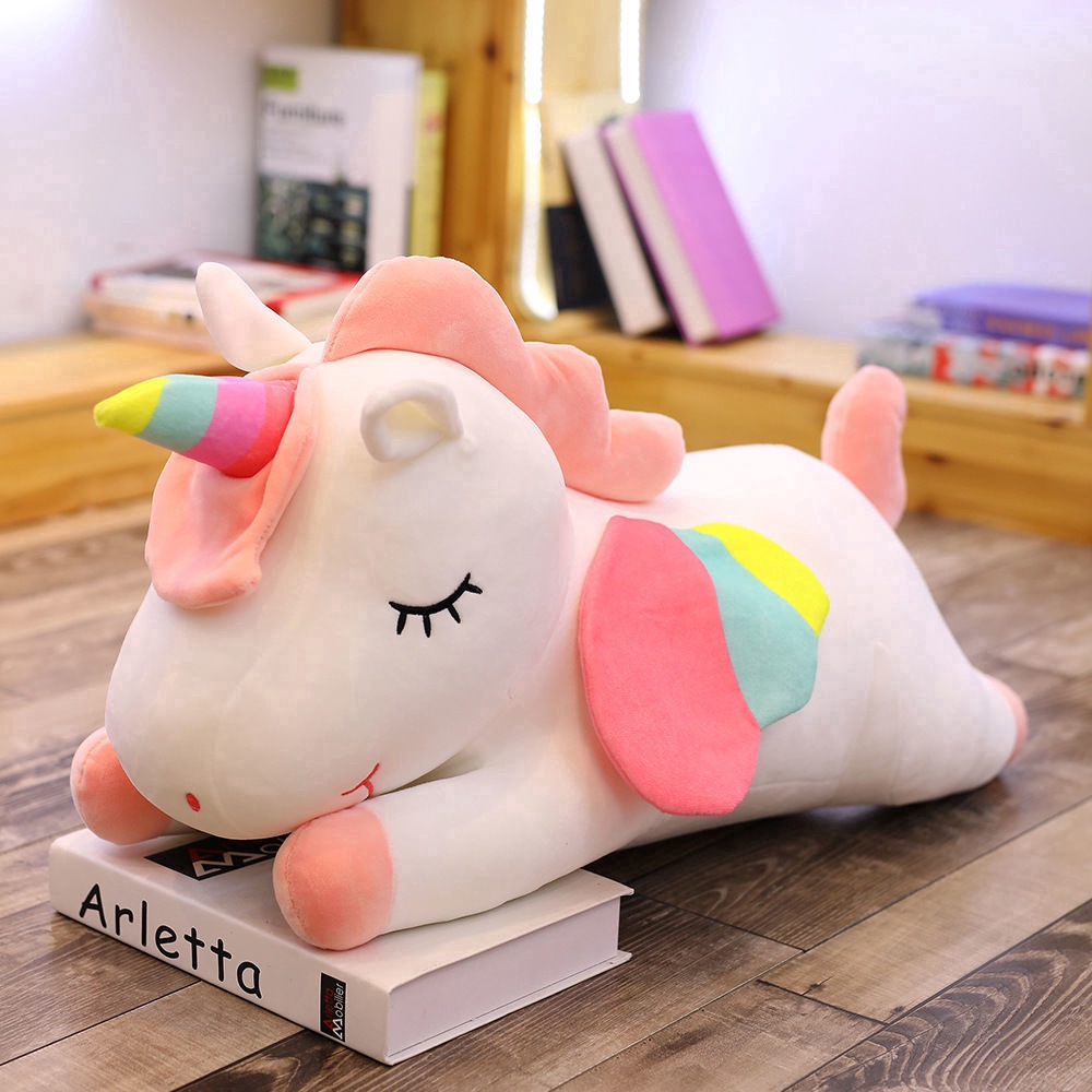 sleeping unicorn soft toy