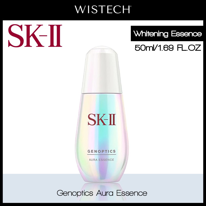 Sk Ii Genoptics Aura Essence Serum 50ml Wistech Essence Serum Anti Aging Pitera Brightening Made In Japan Sk2 Sk Ii Shopee Singapore
