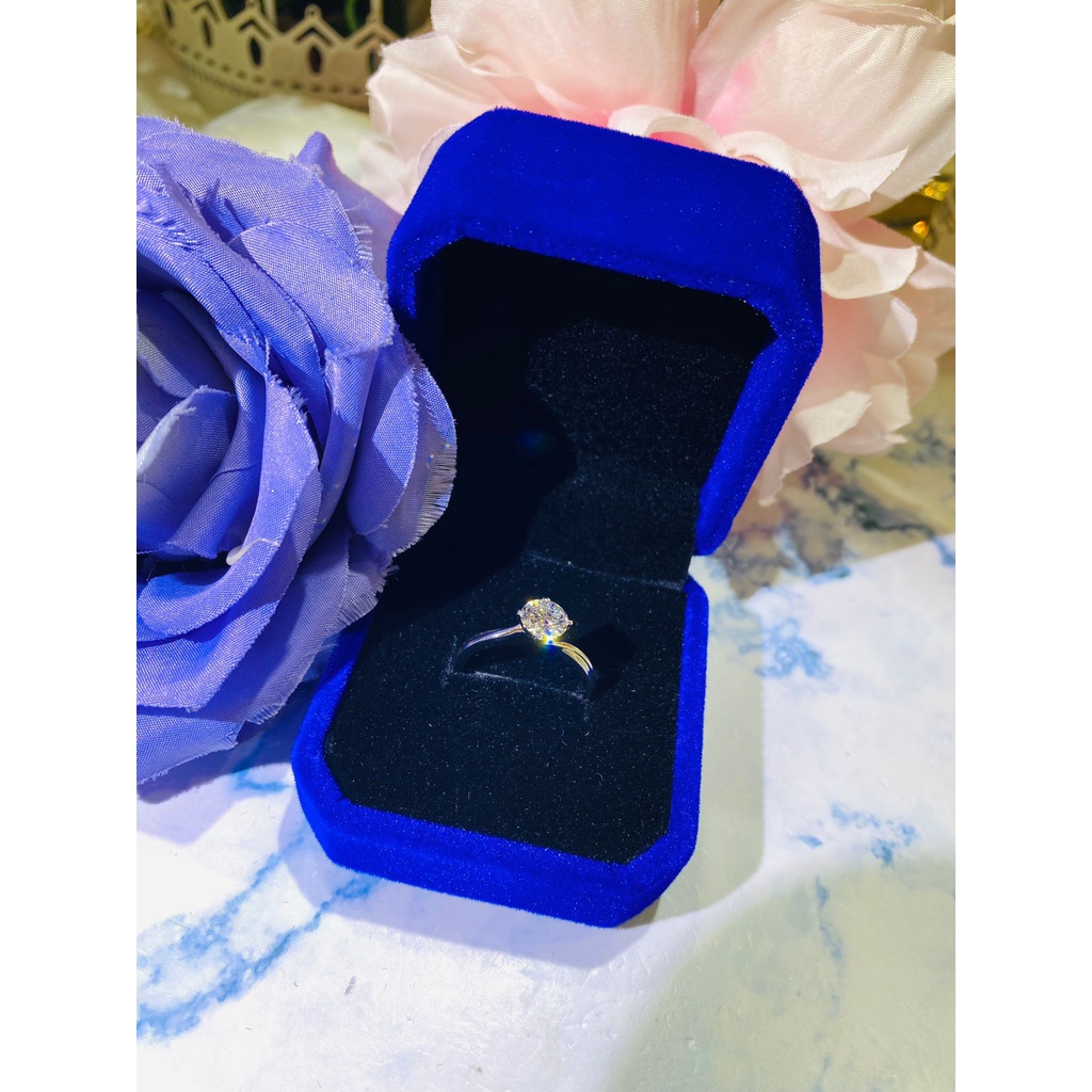Image of [Singapore Seller] Ring Box for Engagement Ring, Proposal Ring, Diamond Ring with Velvet Texture Design #3