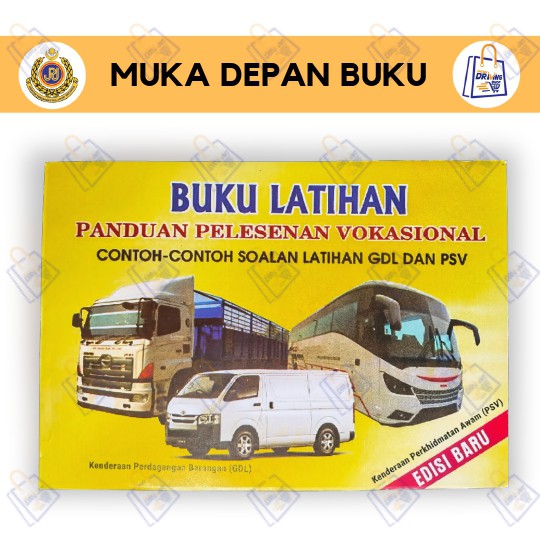 Psv Gdl E Hailing Lesen Vocational Example Training Book Train Exercise Book Taxi Test Jpj Shopee Singapore