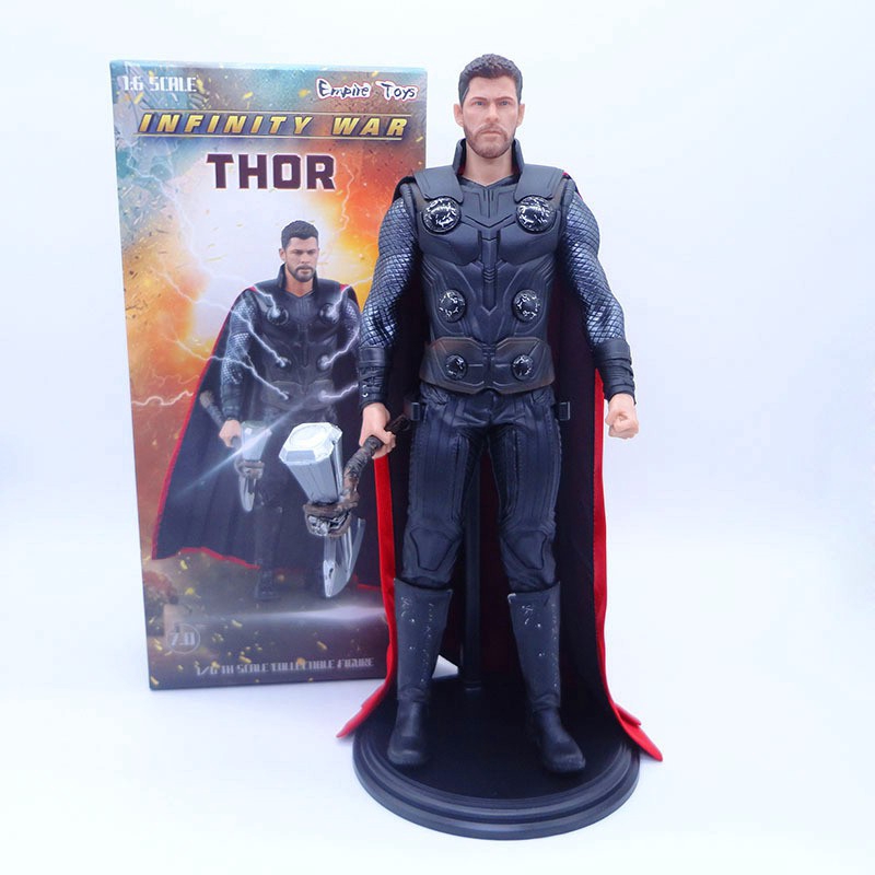 Empire Toys Marvel Avengersendgame 16 Scale Thor With Stormbreaker Statue Figure