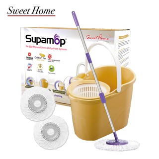 [SupaMop] Classic SH350 Hand Spin Set 1 Year Warranty Free Heads | Shopee Singapore