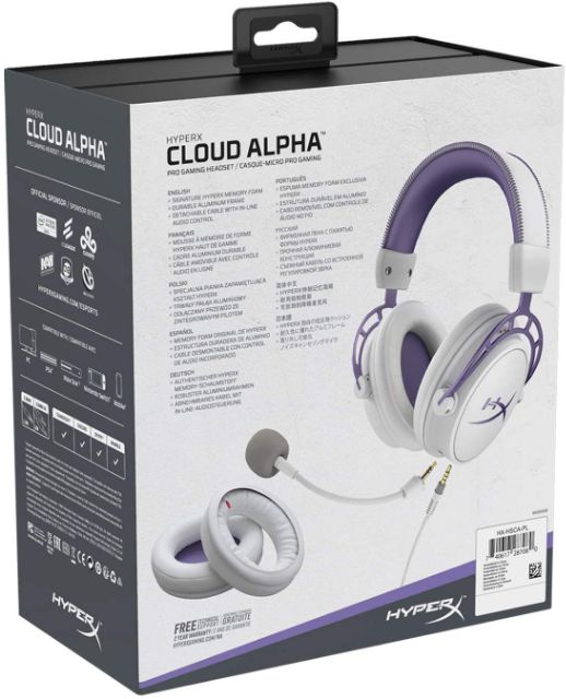 hyperx white and purple