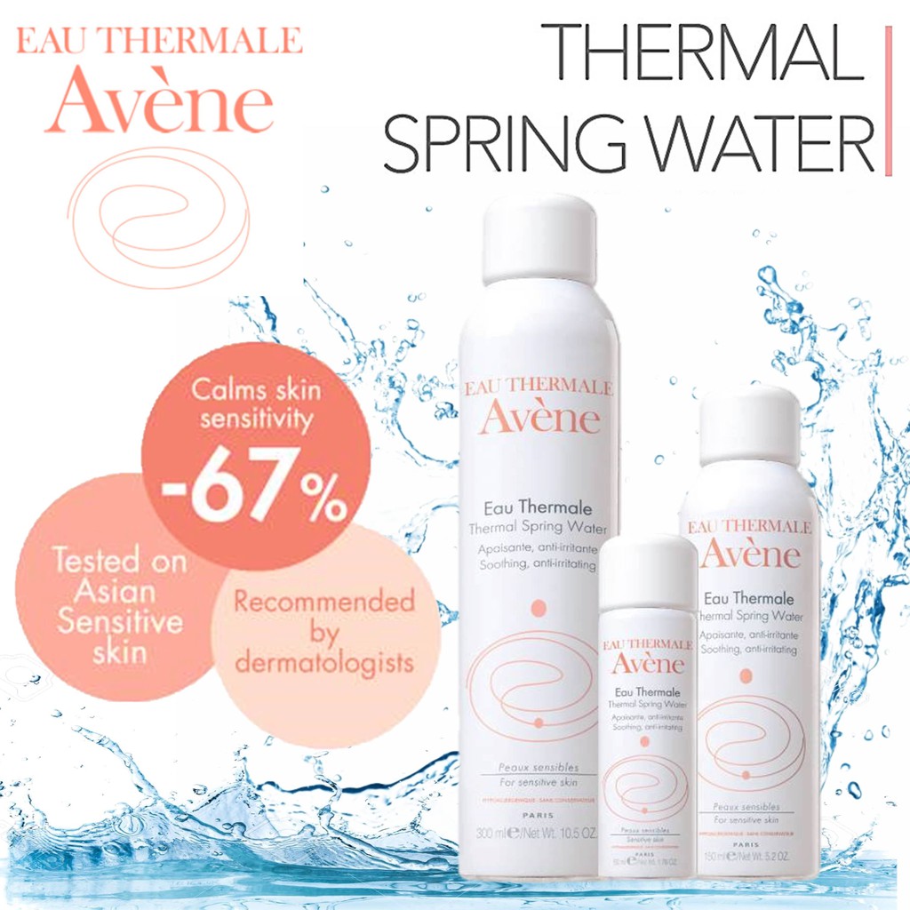 Avene Eau Thermale Spray - 50ml /150ml / 300ml | Shopee Singapore