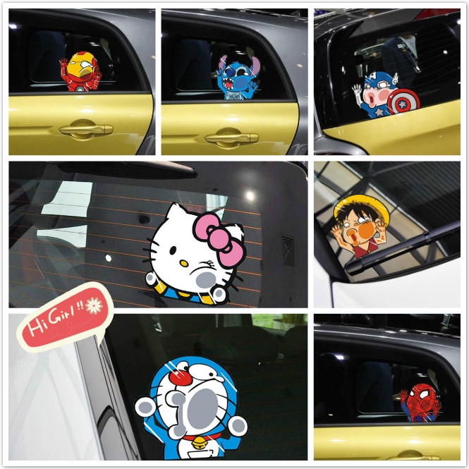 hello kitty car sticker design