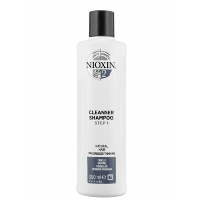 Nioxin System 2 Cleanser Shampoo For Noticeably Thinning Natural Hair 300ml Shopee Singapore