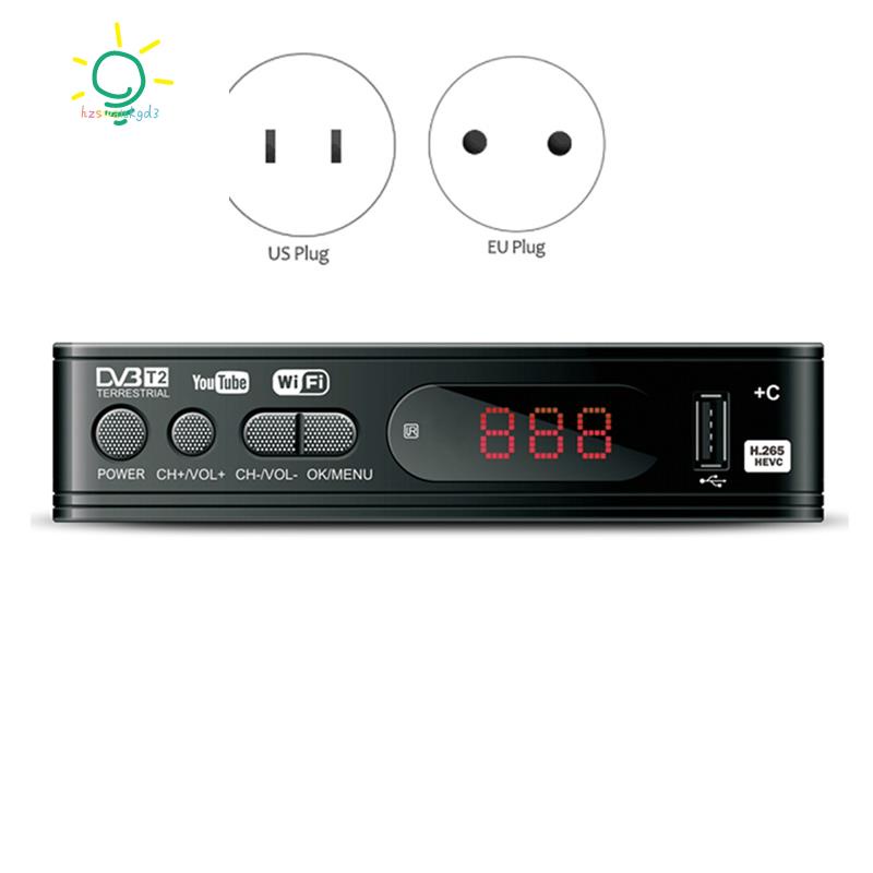Dvb T2 Tv Tuner Vga Dvb T2 For Digital Tv Receptor Wifi Receiver Set Top Box H 265 Ac3 Hd Dvb Tuner Us Plug Shopee Singapore