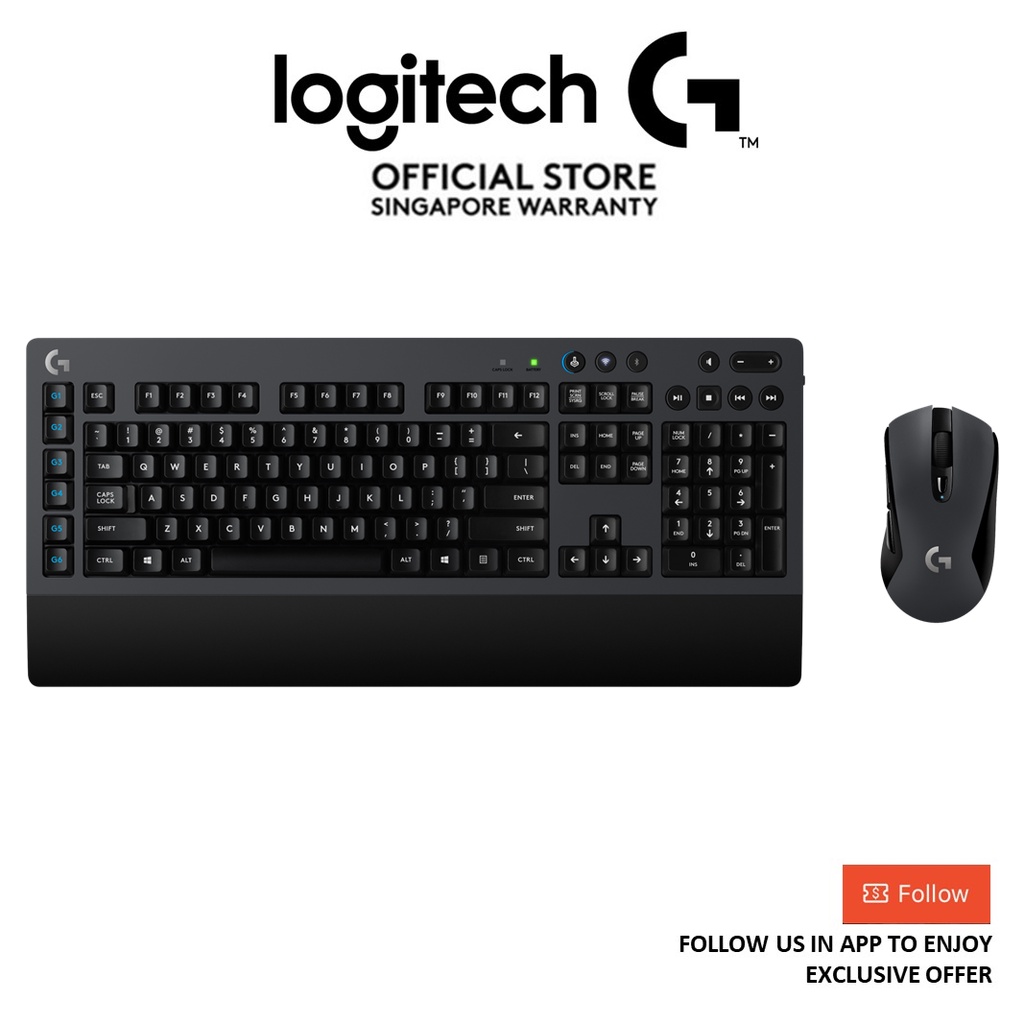 Logitech G G600 Series Bundle G613 Wireless Gaming Keyboard + G603