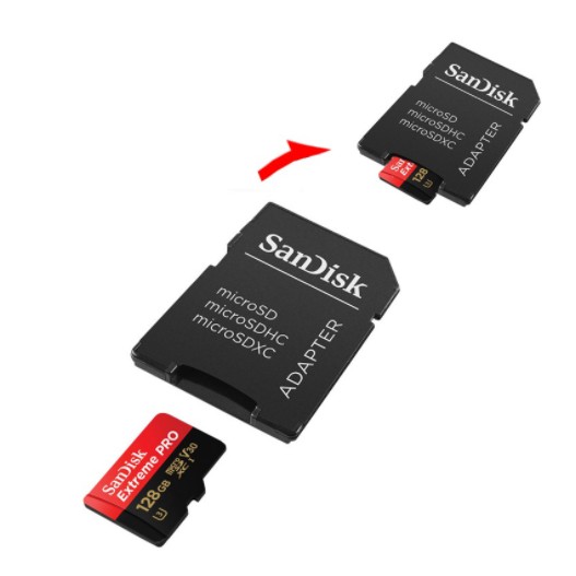 Extreme Pro Sandisk Micro Sd Card 256gb 128gb 64gb 32gb U3 V30 Free Card Reader Shopee Singapore