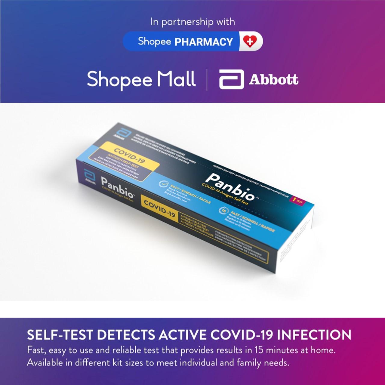 Abbott Panbio COVID19 Antigen Self Test 1 Test (Covid ART Test Kit