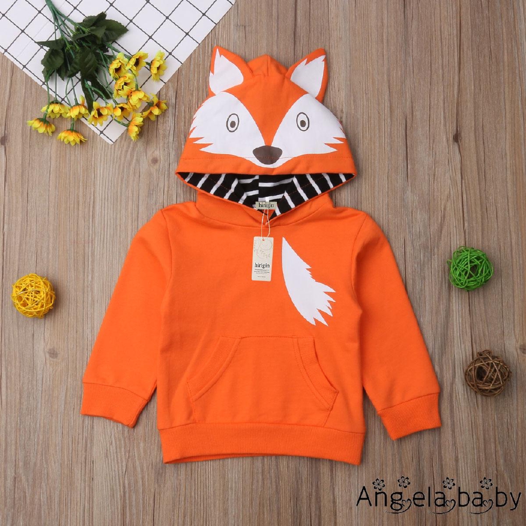 girls fox hoodie