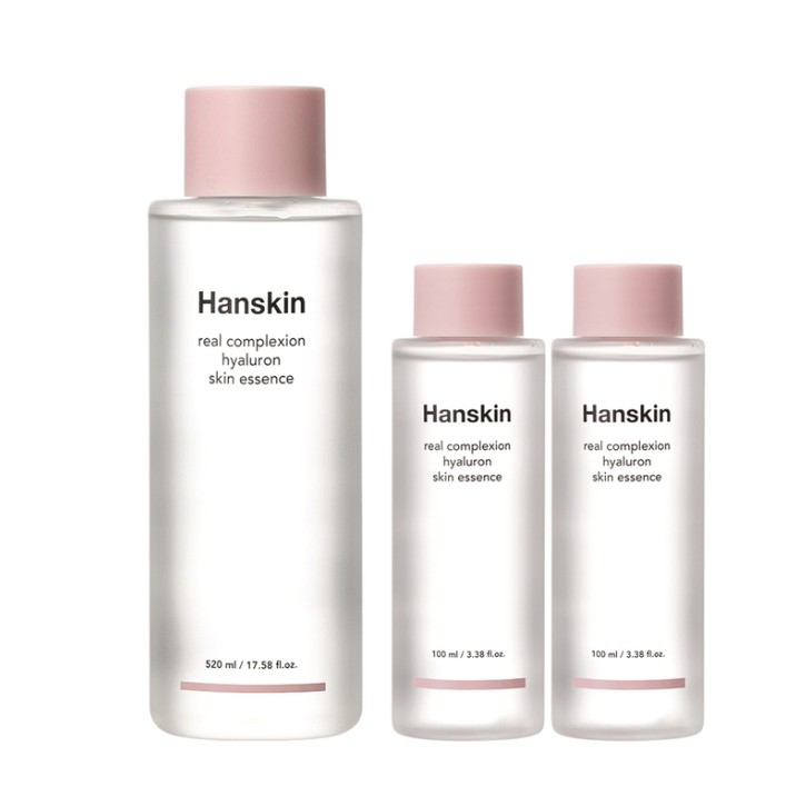 Hanskin Real Complexion Hyaluron Skin Essence 520ml + 100m x2
