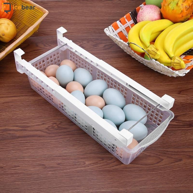 Fridge Mate Refrigerator Pull Out Organizer Drawer Space Egg
