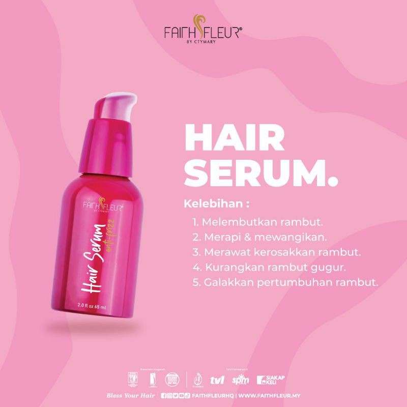 Hair Serum By Faith Fleur Shopee Singapore
