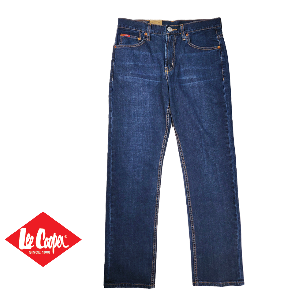 Lee Cooper Stretchable Seasoned Blue Jeans (Straight Cut) | Shopee Singapore