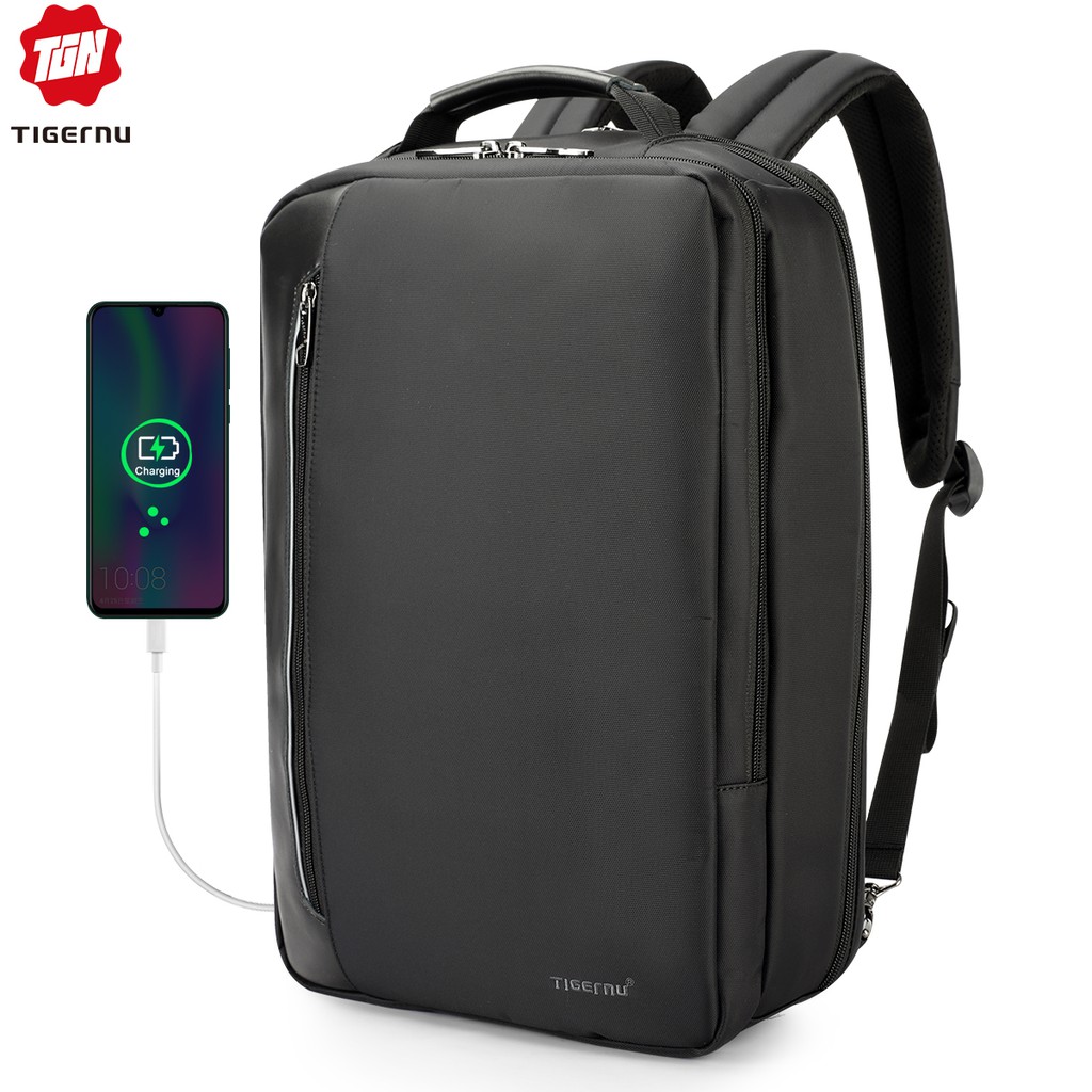 Tigernu 4 in 1 Water Repellent Business Backpack with USB Port (15.6 ...