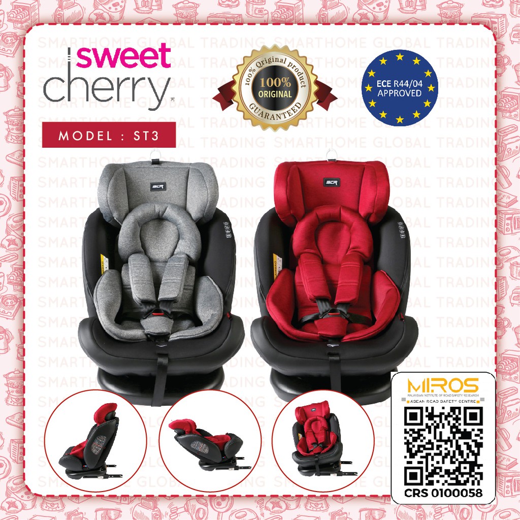 st3 scr18 isofix car seat