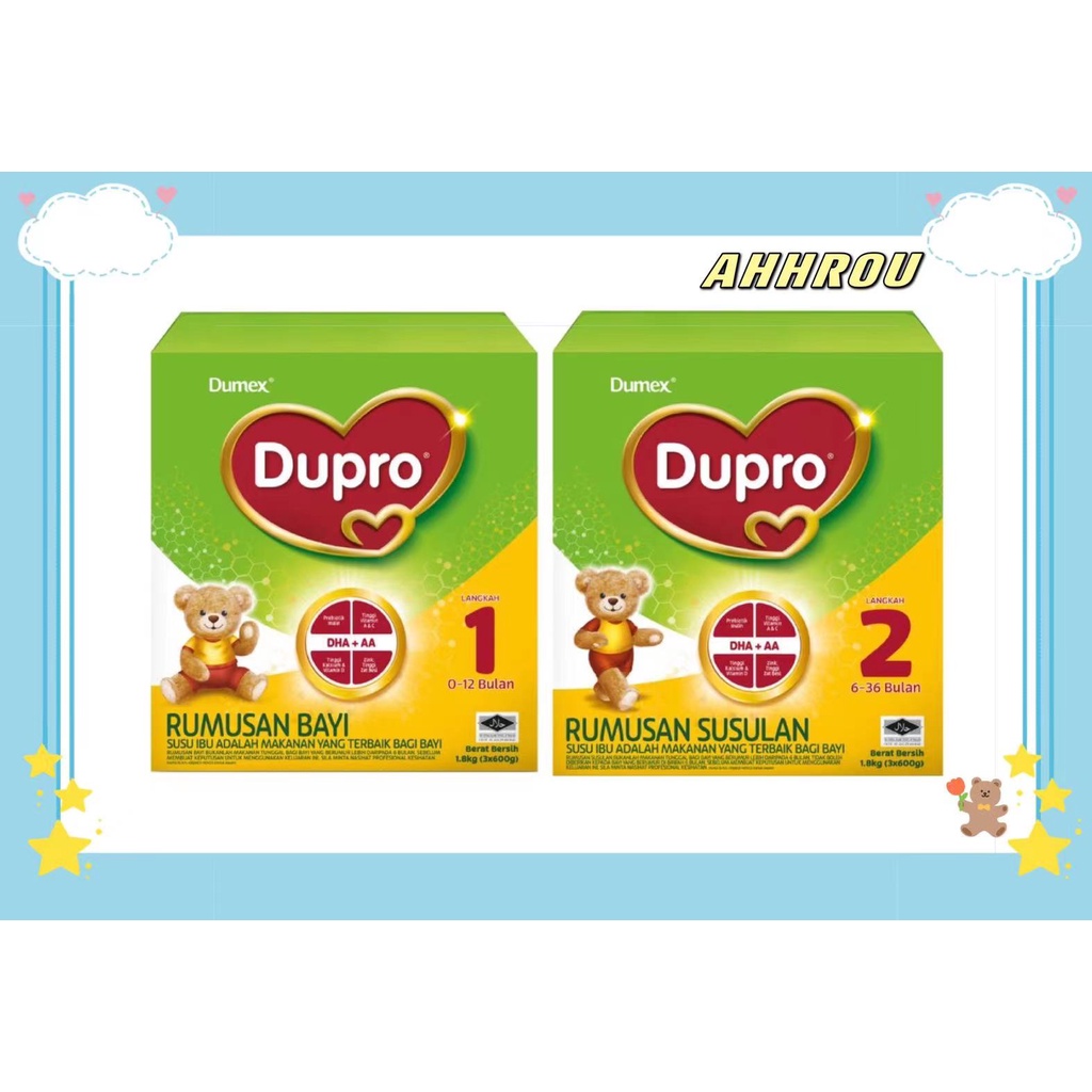 Dumex Dupro Step 1 Step 2 1 8kg Shopee Singapore