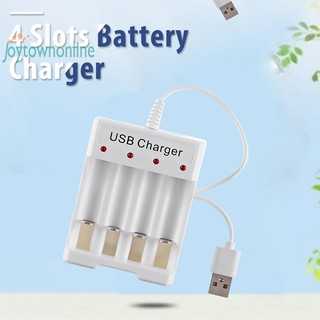 4 Slots Smart USB Battery Charger Nickel Hydrogen AA AAA Battery Station-joy