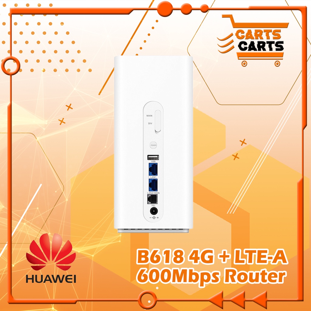 Huawei B618 4g Lte A 600mbps Router Shopee Singapore