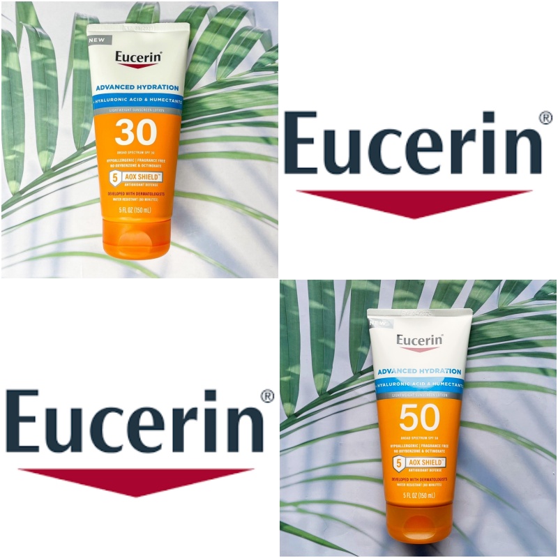 (Eucerin) Advanced Hydration + Hyaluronic Acid & Humectants SPF 30 or