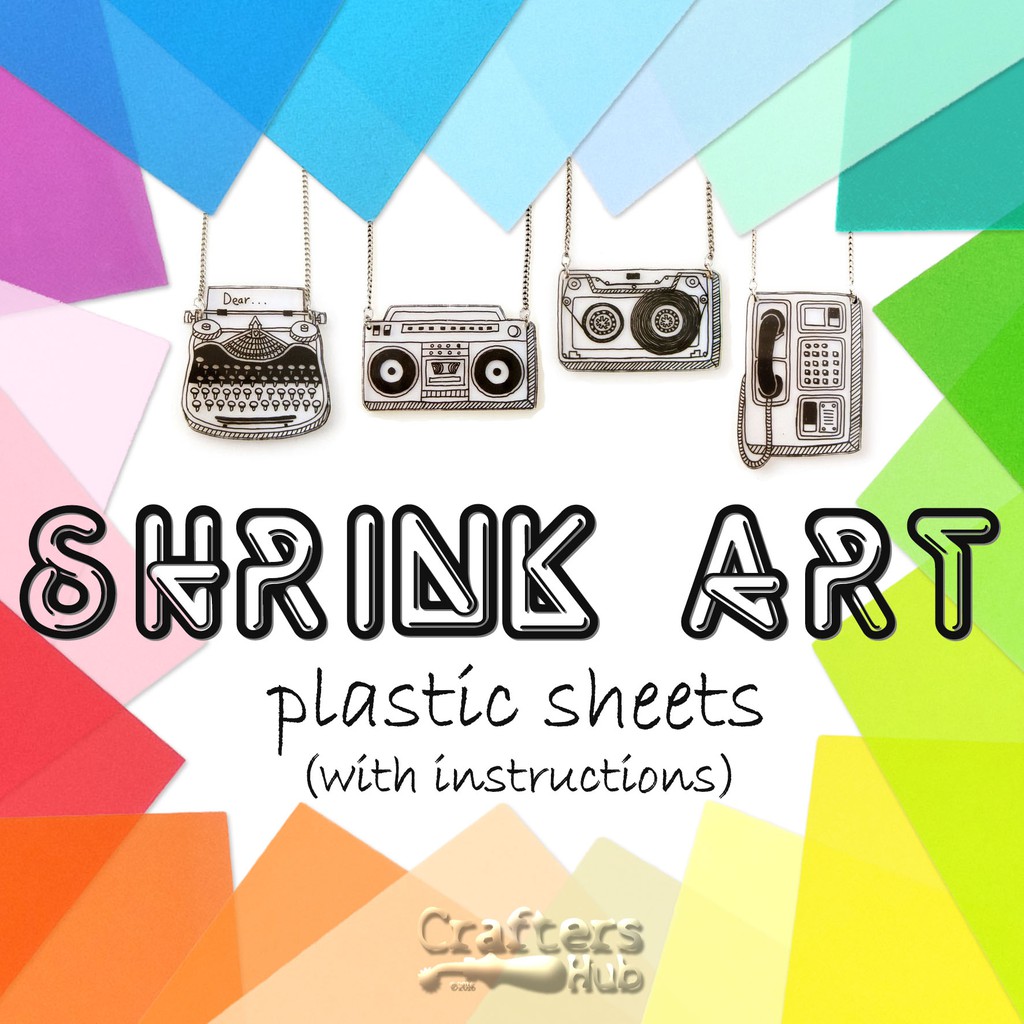Printable Shrink Art Plastic Sheets Translucent White Shrink Art