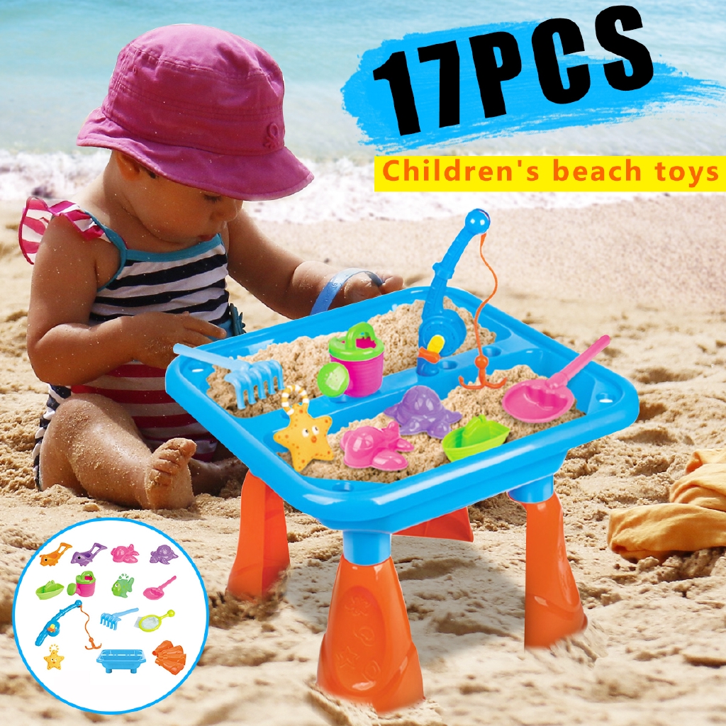 sand and water table pirate ship