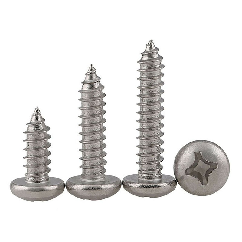 M4 Phillips Countersunk Head Self-tapping Screw Flat Tail Nickel plated M1.4