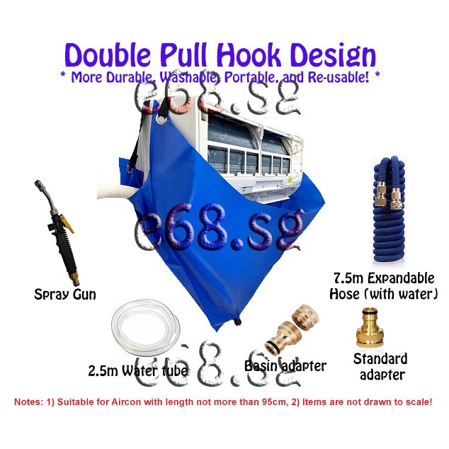 [SG Ready Stock] DIY Airconditioner Servicing / Aircon Cleaning Bag