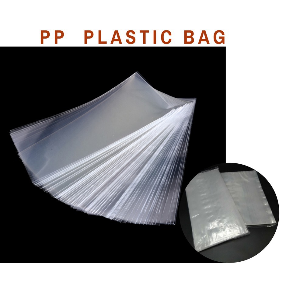 【Msia Stock】250g / 500g 0.08mm PP透明塑料袋 Transparent Clear Plastics Bag ...