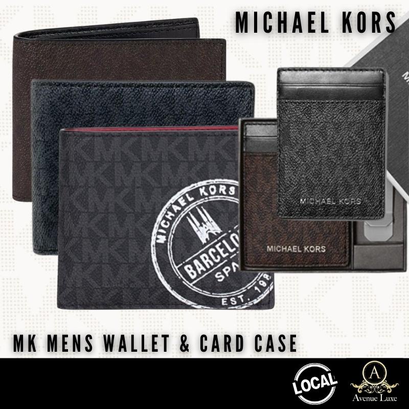 SG* Michael Kors Men's Slim Coin Billfold Passcase Leather Wallet / Card  Case Bill Clip [Many Models Available] | Shopee Singapore