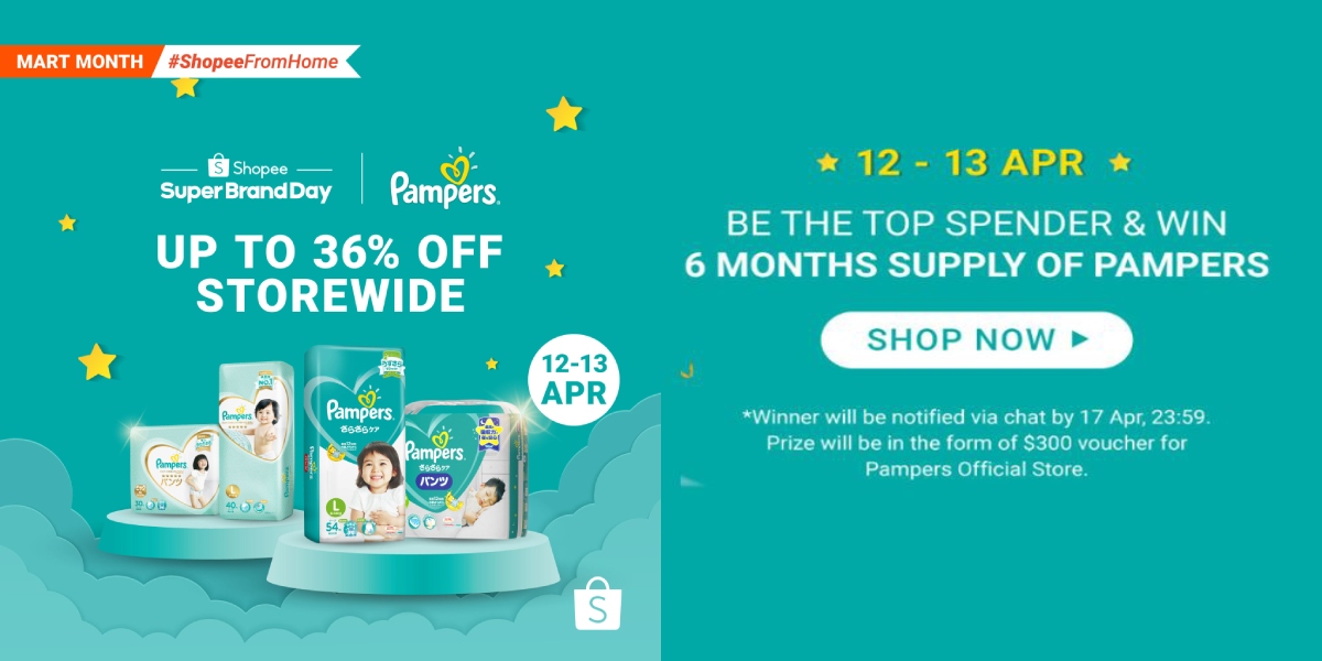 Pampers Official Store, Online Shop Shopee Singapore