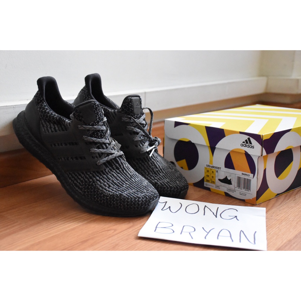 ultra boost 3.0 black silver