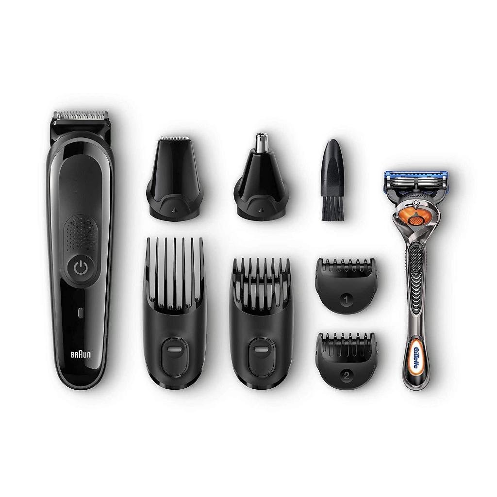 braun 8 in 1 trimmer mgk5260 black grey