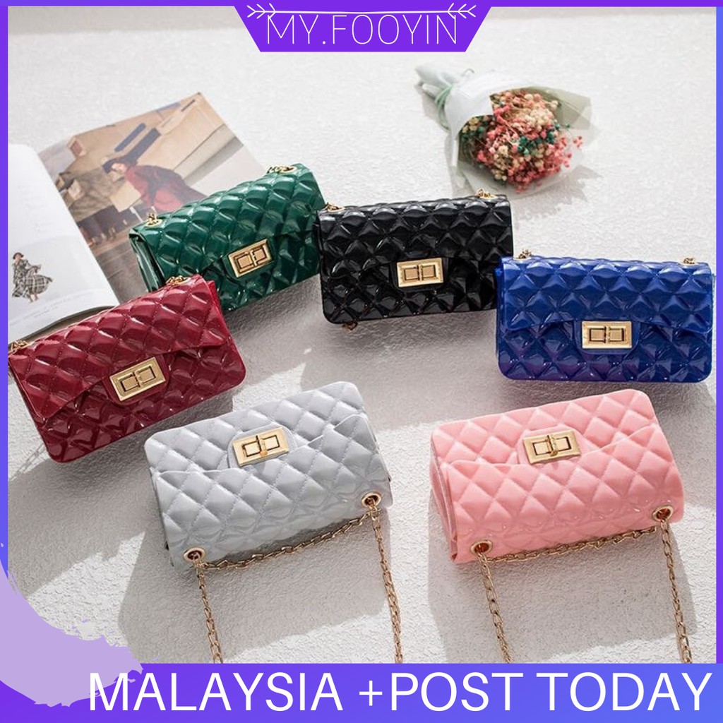 Shop Malaysia J04 Ready Stock Myfooyinjelly Beg Sling Bag Jelly Bag Sling Bag Shopee Singapore