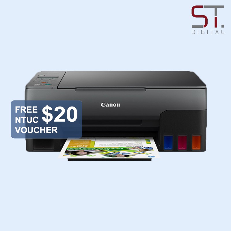 Canon Pixma G3020 Easy Refillable Ink Wireless All-in-one Colour 