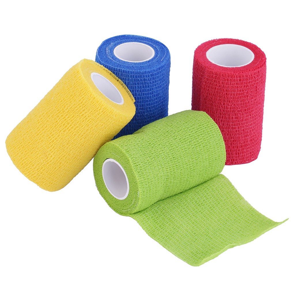 SelfAdhering Bandage Wraps Elastic Adhesive First Aid Tape4.5m x 7.5cm
