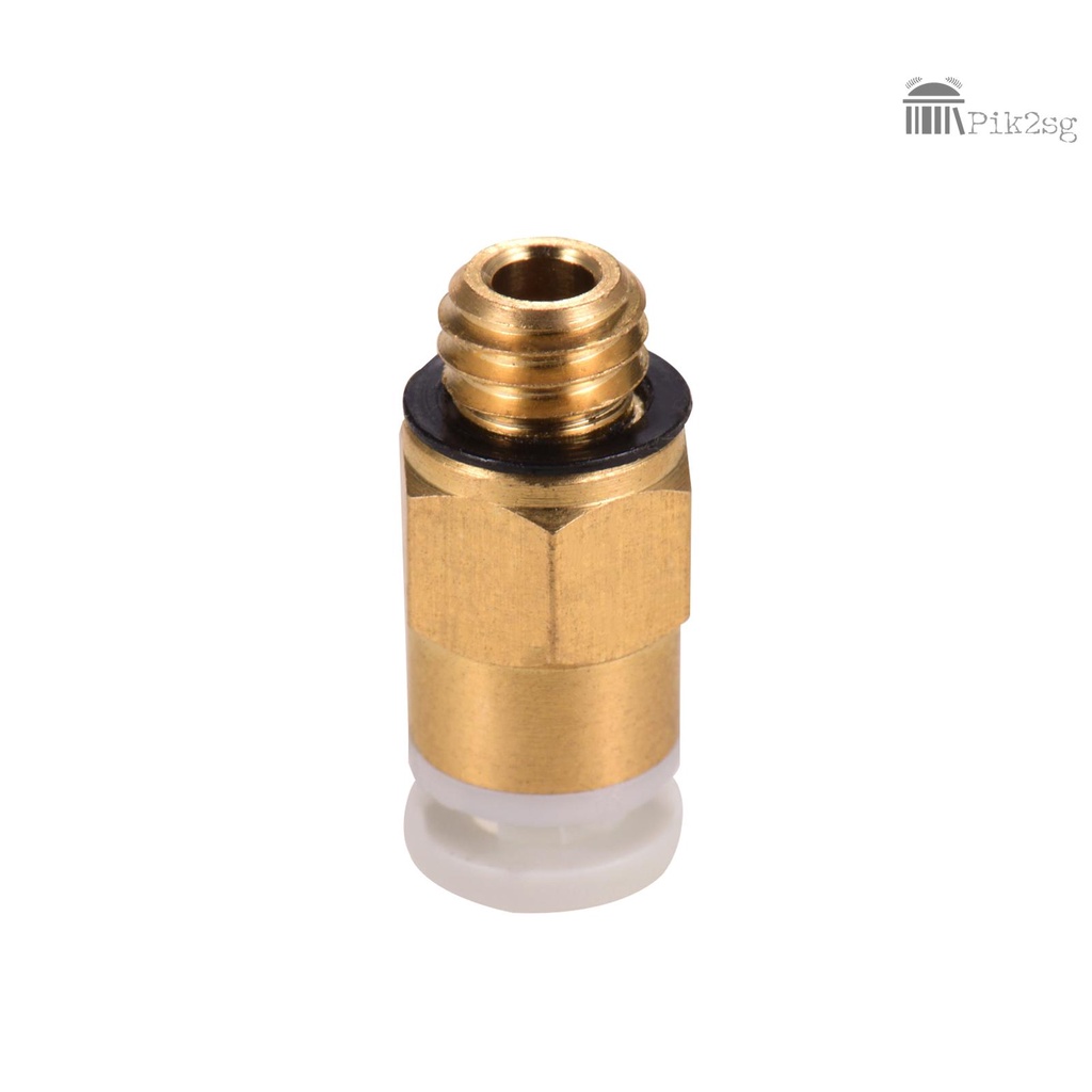 Ready in stock PC4-M6 Male Straight Pneumatic Tube Push Fitting Connector Compatible for CR-10 Ender 3 3D Printer Extruder