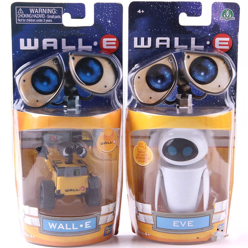 Details about   2020 Wall-E Robot Action Figure Wall E & EVE PVC Action Figure Collection Model