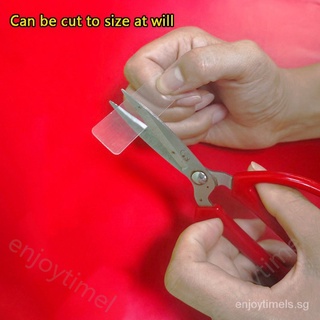 60Pcs/Box Double Sided Tape Non-marking Strong Adhesives Glue Cuttable Traceless Fasteners Transparent Tape Spring Couplets #2