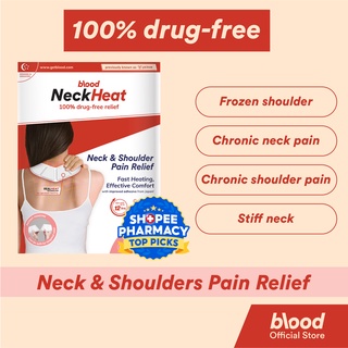 Image of Blood NeckHeat Pain Relief Patch - For Neck & Shoulder Pain