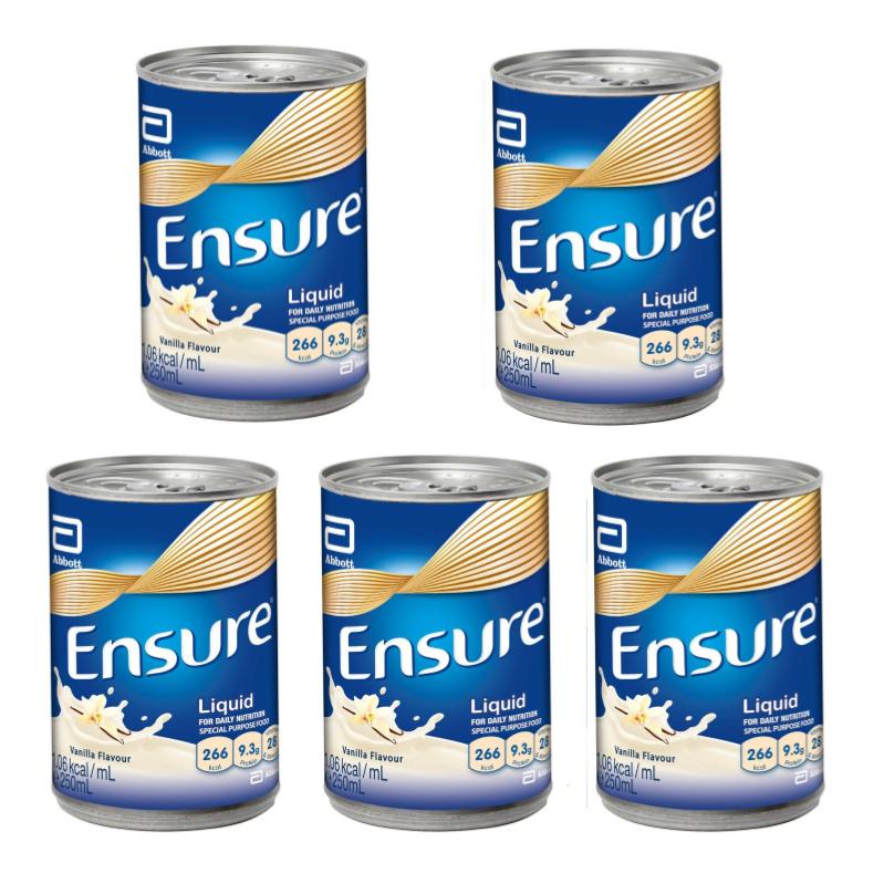 [Bundle of 5] Ensure Liquid - Vanilla 250ml | Shopee Singapore