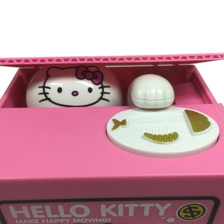 Hello Kitty Cute Steal Coin Music Bank Money Saving Box Gift #4