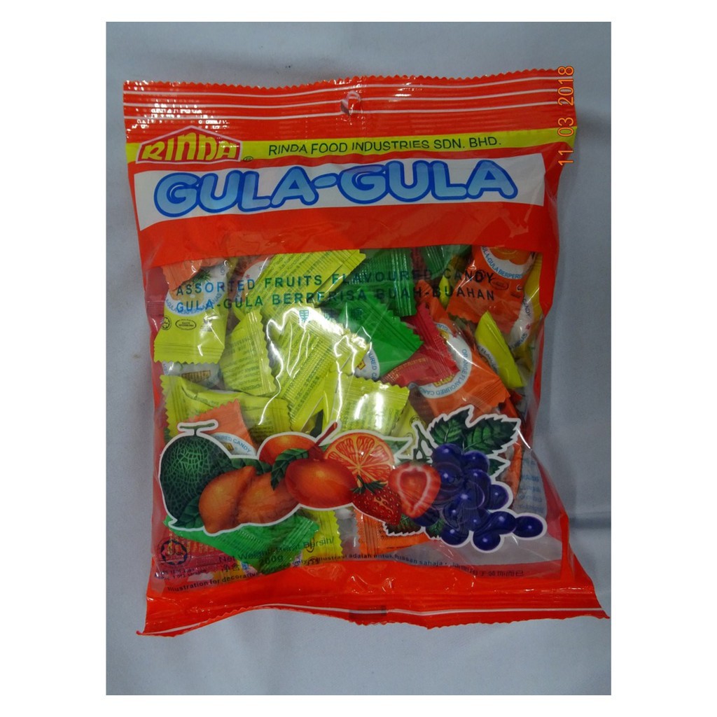 200g Rinda Mix Fruit Candy Pillow Pack Local Ready Stocks Shopee Singapore