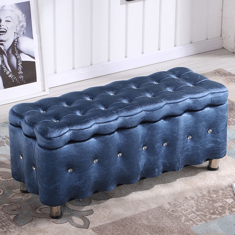 2020 New Clothing Shop Sofa Stool Wear Change Shoe Stool Solid Wood