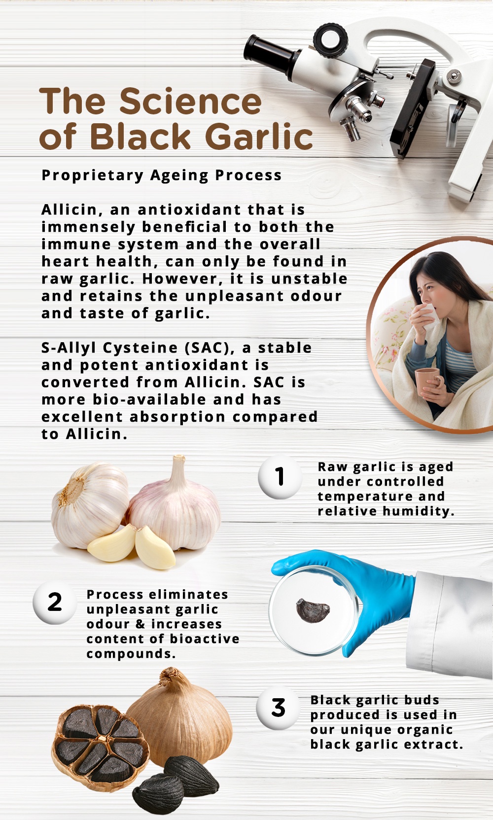 NCI Organic Aged Black Garlic Extract (60 capsules) Shopee Singapore