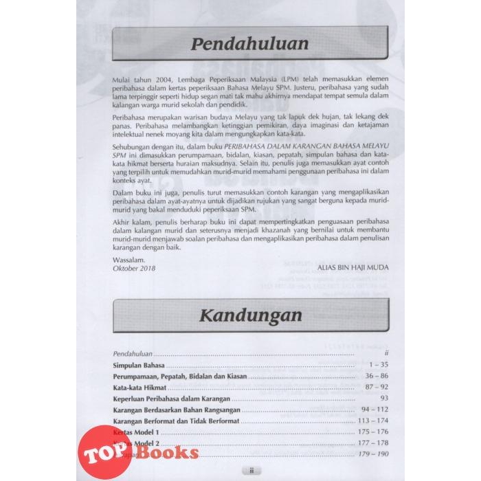 Topbooks Of Bakti Science Problems In Spm Spm Languages Shopee Singapore